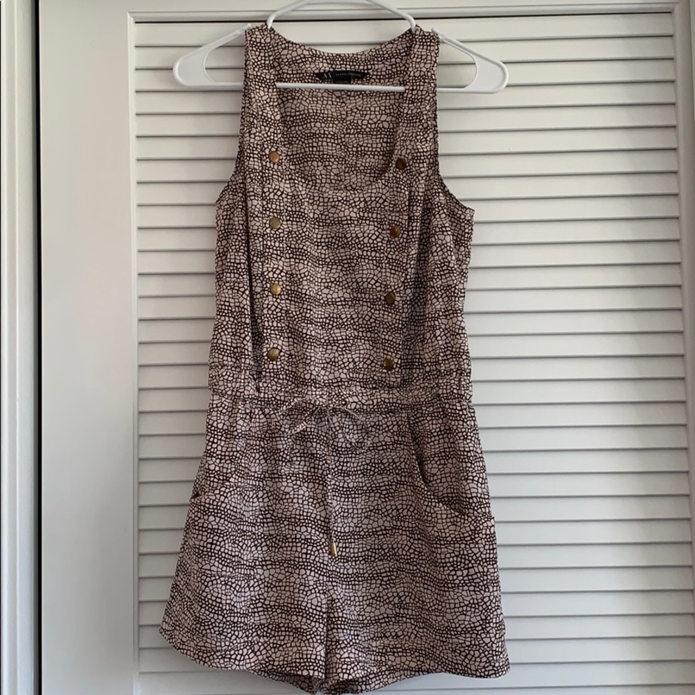 ☆ Armani Exchange Light Pink/Brown Romper